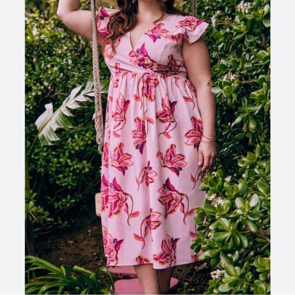 Eloquii Wrap Style Dress